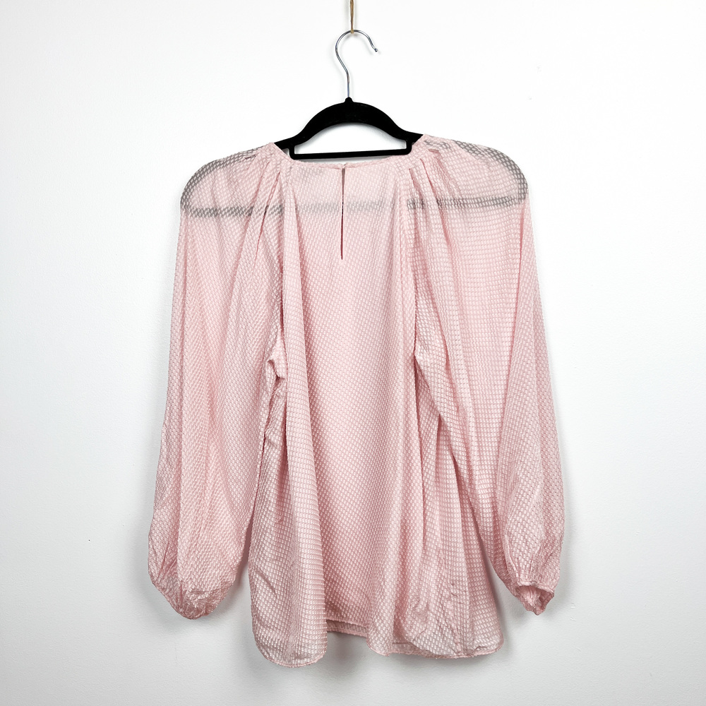 Massimo Dutti Light Pink Long Sleeve Blouse - Picture 9 of 9